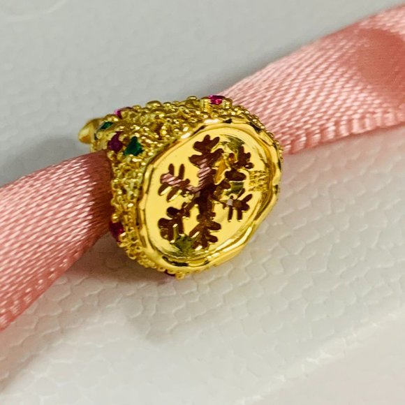 Pandora Glitter Christmas Tree Charm Holidays and Christmas Pendant - Picture 5 of 10